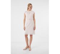 Kurzes Satinkleid mit Spitzen-Rock pink 36