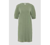 Kurzes Scuba-Kleid mit Faltendetail am Arm 46 grün 2168640.7369.46