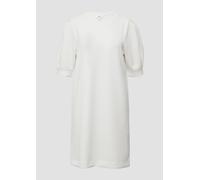 Kurzes Scuba-Kleid mit Puffärmeln 48 creme 2164201.0210.48