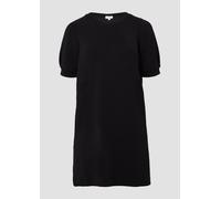 Kurzes Scuba-Kleid mit Puffärmeln 48 schwarz 2168598.9999.48