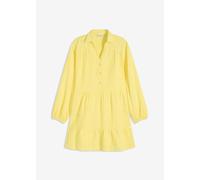 Kurzes Stufen-Kleid aus Musselin 36