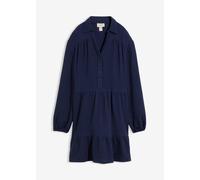 Kurzes Stufen-Kleid aus Musselin 42
