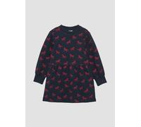 Kurzes Sweat-Kleid mit All-over-Print 92 blau 2152315.59A1.92