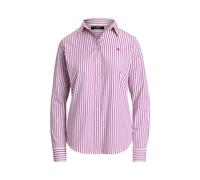 Kurzgrößen - Gestreiftes Classic-Fit Baumwollhemd XS Purple