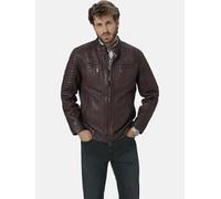 Kurzjacke BABISTA "Lederjacke SIRENETTO", Herren, Gr. 48, rot (braun), Obermaterial: 100% Lederfaserstoff LEAFIBTEX., Jacken Kurzjacke (97896634-48) braun