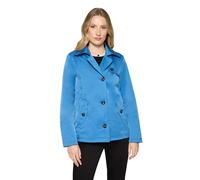 Kurzjacke BETTY BARCLAY "Damen mit Kragen", Damen, Gr. 44, federal blau, Obermaterial: 60% Polyester, 40% Polyamid. Futter: 100% Polyester, ausgestellt, Jacken Kurzjacke (51005461-44) federal blau