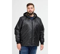 Kurzjacke BLEND "BHBOuterwear", Herren, Gr. 3XL, schwarz, 100% Polyester, unifarben, Basic, regular fit normal, normaler offener Saum, Jacken Kurzjacke, Stilvolle Übergangsjacke mit Taschen (11634634-