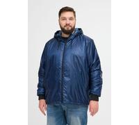 Kurzjacke BLEND "BHBOuterwear", Herren, Gr. 5XL, blau (marineblaus), 100% Polyester, unifarben, Basic, regular fit normal, normaler offener Saum, Jacken Kurzjacke, Stilvolle Übergangsjacke mit Taschen