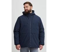 Kurzjacke BLEND "BHFosco Big & Tall", Herren, Gr. 3XL, blau (marineblaus), 100% Polyester, unifarben, regular fit normal, Rundhals, eingesetzt Rippbündchen, Jacken Kurzjacke, Klassische Übergangsjacke