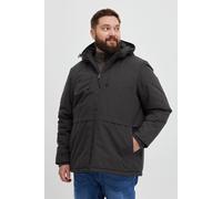 Kurzjacke BLEND "BHFosco Big & Tall", Herren, Gr. 4XL, phantom grau, 100% Polyester, unifarben, regular fit normal, Rundhals, eingesetzt Rippbündchen, Jacken Kurzjacke, Klassische Übergangsjacke in gr