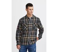 Kurzjacke BLEND "BHJacket", Herren, Gr. XXL, deep forest, Web, 100% Baumwolle, unifarben, loose fit normal, mit Knopf, Jacken Kurzjacke, Stilvolle Übergangsjacke (24257307-XXL) deep forest