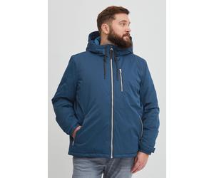 Kurzjacke BLEND "BHLeto Big & Tall", Herren, Gr. 5XL, blau (marineblaus), 100% Polyester, unifarben, regular fit normal, eingesetzt Rippbündchen, Jacken Kurzjacke, Klassische Übergangsjacke in großen