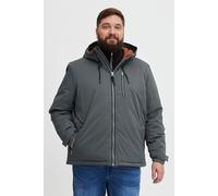 Kurzjacke BLEND "BHLeto Big & Tall", Herren, Gr. 5XL, grau (iron gate), 100% Polyester, unifarben, regular fit normal, eingesetzt Rippbündchen, Jacken Kurzjacke, Klassische Übergangsjacke in großen Gr