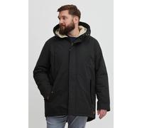 Kurzjacke BLEND "BHSergius Big & Tall", Herren, Gr. 4XL, schwarz, 100% Polyester, unifarben, regular fit normal, eingesetzt, Jacken Kurzjacke, Klassische Übergangsjacke in großen Größen (40687466-4XL)