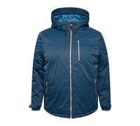 Kurzjacke BLEND "BHLeto Big & Tall", Herren, Gr. 5XL, blau (marineblaus), 100% Polyester, unifarben, regular fit normal, eingesetzt Rippbündchen, Jacken Kurzjacke, Klassische Übergangsjacke in großen