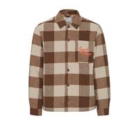Kurzjacke BLEND "BHOuterwear", Herren, Gr. L, schwarz earth, 100% Polyester, kariert, regular fit normal, Jacken Kurzjacke, Stilvolle Übergangsjacke (30972028-L) schwarz earth
