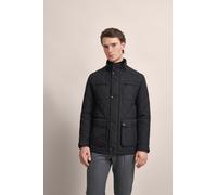 Kurzjacke BUGATTI "wasserabweisend", Herren, Gr. 27, schwarz, 100% Polyester, kariert, regular fit, Manschette, Jacken Kurzjacke, für das ganze Jahr geeignet (89346744-27) schwarz