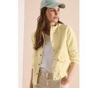 Kurzjacke CECIL, Damen, Gr. L (42), light buttermilk gelb, Web, 98% Baumwolle, 2% Elasthan, unifarben, comfort fit normal, ohne Ausschnitt, Bündchen, Jacken Kurzjacke, im Denim-Style (72318115-L) ligh
