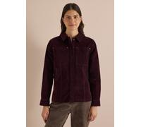 Kurzjacke CECIL, Damen, Gr. M (40), berry rot, Web, 98% Baumwolle, 2% Elasthan, unifarben, normal normal, V-Ausschnitt, abgesteppt, Jacken Kurzjacke, in Cord-Optik (38505436-M) berry rot