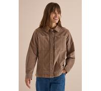 Kurzjacke CECIL, Damen, Gr. XL (44), earthy taupe, 98% Baumwolle, 2% Elasthan, Jacken Kurzjacke (61794755-XL) earthy taupe