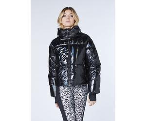 Kurzjacke CHIEMSEE, Damen, Gr. L (40), schwarz (deep schwarz), 60% Polyester. 40% Polyurethan, Jacken Kurzjacke (50328612-L) deep schwarz
