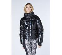 Kurzjacke CHIEMSEE, Damen, Gr. L (42/44), schwarz (deep schwarz), 60% Polyester. 40% Polyurethan, Jacken Kurzjacke (50328612-L) deep schwarz
