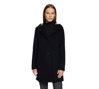 Kurzjacke GIL BRET "Damen mit Kapuze", Damen, Gr. 40, blau (dunkelblau), Obermaterial: 75% Wolle, 20% Polyamid, 5% Kaschmir; Besatz: 75% Wolle, 20% Polyamid, 5% Kaschmir; Futter: 100% Polyester, ausge