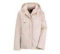 Kurzjacke GOLDNER "Kurzgröße Elegante Outdoor-Jacke", Damen, Gr. 25, beige (stein), Obermaterial: 100% Polyamid PA., Jacken Kurzjacke (50289020-25) stein