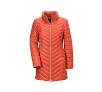Kurzjacke GOLDNER "Kurzgröße Figurschmeichelnde, leichte Longsteppjacke", Damen, Gr. 21, rot (terrakotta), Obermaterial: 100% Polyamid PA., Sonstiges, Jacken Kurzjacke, Leichte Wattierung mit Diagonal