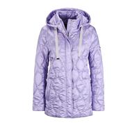 Kurzjacke GOLDNER "Kurzgröße Herbstjacke Damen mit welliger Steppung im sportlichen Look", Damen, Gr. 21, lila (flieder), Obermaterial: 60% Polyester PES. 40% Polyamid PA., Jacken Kurzjacke (74336255-