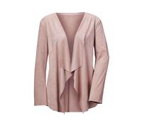 Kurzjacke GOLDNER "Kurzgröße Jacke", Damen, Gr. 20, rosa (altrosé), Obermaterial: 92% Polyester PES. 8% Elasthan EL., Sonstiges, Jacken Kurzjacke, weiche Qualität mit Elasthan (46187547-20) altrosé