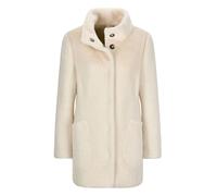 Kurzjacke GOLDNER "Kurzgröße Longjacke mit Stehkragen", Damen, Gr. 22, beige, Obermaterial: 65% Polyamid PA. 35% Polyester PES., normal, Jacken Kurzjacke, hoher Stehkragen (41412027-22) beige