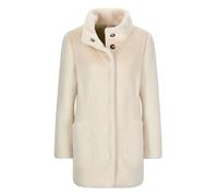 Kurzjacke GOLDNER "Kurzgröße Longjacke mit Stehkragen", Damen, Gr. 25, beige, Obermaterial: 65% Polyamid PA. 35% Polyester PES., normal, Jacken Kurzjacke, hoher Stehkragen (41412027-25) beige