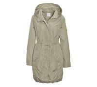 Kurzjacke GOLDNER "Kurzgröße Trendiger leichter Regen Parka aus funktionalem Material", Damen, Gr. 21, beige (stein), Obermaterial: 100% Polyamid PA., normal, Sonstiges, Jacken Kurzjacke, Ohne (969891