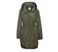 Kurzjacke GOLDNER "Kurzgröße Trendiger leichter Regen Parka aus funktionalem Material", Damen, Gr. 21, grün (oliv), Obermaterial: 100% Polyamid PA., normal, Sonstiges, Jacken Kurzjacke, Ohne (14771316