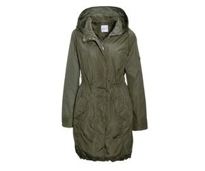 Kurzjacke GOLDNER "Kurzgröße Trendiger leichter Regen Parka aus funktionalem Material", Damen, Gr. 24, grün (oliv), Obermaterial: 100% Polyamid PA., normal, Sonstiges, Jacken Kurzjacke, Ohne (14771316