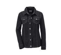 Kurzjacke GOLDNER "Kurzgröße Zeitlose Jeansjacke mit tollen Details", Damen, Gr. 19, schwarz, Obermaterial: 98% Baumwolle CO. 2% Elasthan EL., Manschette, Jacken Kurzjacke, Ohne (97191835-19) schwarz