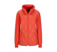 Kurzjacke GOLDNER "Lässige Jacke mit Strick und Stepp", Damen, Gr. 46, orange, Obermaterial: 100% Polyamid PA., Modisch, normal, Jacken Kurzjacke, Steppjacke mit Strickärmeln (45633425-46) orange