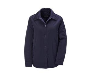 Kurzjacke GOLDNER "Leicht wattierte Jacke", Damen, Gr. 38, blau (marine), Obermaterial: 88% Polyester PES. 12% Polyamid PA., Manschette, Jacken Kurzjacke, mit leichter Wattierung (95249663-38) marine