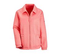 Kurzjacke GOLDNER "Leicht wattierte Outdoorjacke mit Hemdkragen", Damen, Gr. 48, orange (pfirsich), Obermaterial: 100% Polyamid PA., normal, Gummibund, Jacken Kurzjacke, Mit Gummizug im Saum (87833918