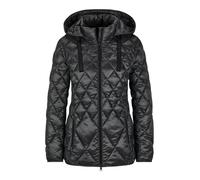 Kurzjacke GOLDNER "Winterjacke mit Metallic-Glanz", Damen, Gr. 44, grau (anthrazit), Obermaterial: 60% Polyester PES. 40% Polyamid PA., gerade, Jacken Kurzjacke, Besonderer Diamant-Stepp (54194103-44)