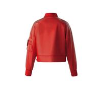 Kurzjacke JOOP JEANS "Olcay", Damen, Gr. XL, dunkelrot, Web, Obermaterial: 100% Polyester, kurz, Rippbündchen, Jacken Kurzjacke (97548427-XL) dunkelrot