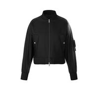 Kurzjacke JOOP JEANS "Olcay", Damen, Gr. XL, schwarz, Web, Obermaterial: 100% Polyester, kurz, Rippbündchen, Jacken Kurzjacke (72772342-XL) schwarz