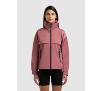 Kurzjacke KHUJO "RAIBE2", Damen, Gr. L, rosa (fuchsia), Web, 100% Polyester, unifarben, regular fit hüftlang, eingesetzt mit Druckknopf, Jacken Kurzjacke (82351223-L) fuchsia