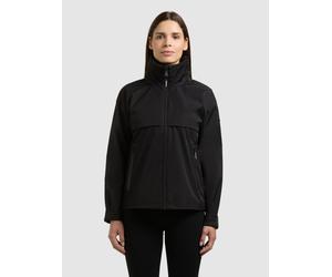 Kurzjacke KHUJO "RAIBE2", Damen, Gr. XL, schwarz, Web, 100% Polyester, unifarben, eingesetzt mit Druckknopf, Jacken Kurzjacke (51371324-XL) schwarz