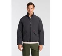 Kurzjacke LEVI'S, Damen, Gr. XXL, schwarz phantom, Web, Obermaterial: 57% Baumwolle, 43% Polyester, Jacken Kurzjacke, Eingrifftaschen mit Knopfverschluss (99727640-XXL)