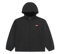 Kurzjacke LEVI'S KIDS "LVN LIGHT WEIGHT WINDBREAKER", Damen, Gr. 16 (176), jet schwarz, Web, Obermaterial: 100% Polyamid, unifarben, lässig geschnitten hüftbedeckend, Rundhals, elastischer Bund, Jacke