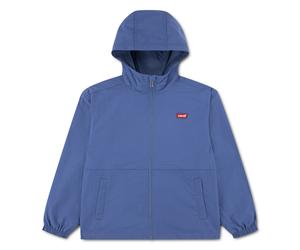 Kurzjacke LEVI'S KIDS "LVN LIGHT WEIGHT WINDBREAKER", Mädchen, Gr. 14 (164), true navy, Web, Obermaterial: 100% Nylon. Innenfutter: 60% Baumwolle, 40% Polyester. Ärmelfutter: 100% Polyester, unifarben