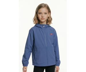 Kurzjacke LEVI'S KIDS "LVN LIGHT WEIGHT WINDBREAKER", Mädchen, Gr. 16 (176), true navy, Web, Obermaterial: 100% Nylon. Innenfutter: 60% Baumwolle, 40% Polyester. Ärmelfutter: 100% Polyester, unifarben