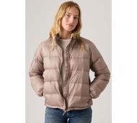 Kurzjacke LEVI'S "WMS PACKABLE JACKE", Damen, Gr. L (40), taupe gray, Web, Obermaterial: 100% Polyamid, casual, regular fit taillenbedeckt, ohne Ausschnitt, Langarm, Jacken, mit Taschen (17888738-L) t